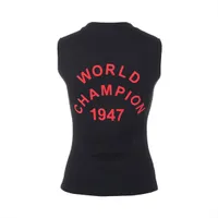 クリスチャン・ディオール　リブタンクトップ　ブラック Asymmetric Tank Top Black Ribbed Cotton Jersey | DIOR
