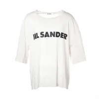 ★ジルサンダー★ ロゴＴシャツ カットソー ♪ホワイト♪ ☆ジルサンダー☆ ロゴTシャツ カットソー ♪ホワイト♪ T