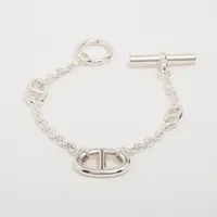 【もくもくさん専用】エルメス ブレスレット シェーヌダンクルファランドールLG ☆極美品☆エルメス HERMES シェーヌダンクル ファランドール LG
