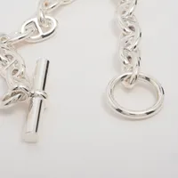 エルメス シェーヌダンクルPM ブレスレット 16コマ 925 33.8g