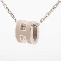 エルメス　パナッシュ　シルバーネックレス エルメス パナッシュ ネックレス メタル シルバー A2336398