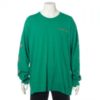 クロムハーツ✖️ ユナイテッドアローズ コラボ　 　L サイズ　ロングスリーブ クロムハーツ ロングTシャツ コットン サイズL ブラック×レッド