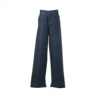 プラダ トライアングルロゴ 24年 コットン デニムパンツ M