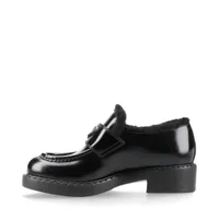 プラダ ローファー 37 中古・古着通販】PRADA (プラダ) モノリス ローファー ブラック