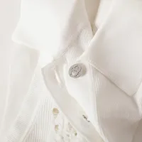 本物 シャネル COCOボタン フラワー装飾 ノースリーブ ワンピース 36 本物 シャネル COCOボタン フラワー装飾 ノースリーブ ワンピース 36