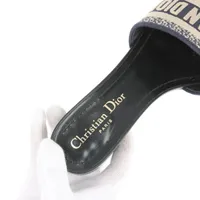 【訳あり】Christian Dior ネイビー ボアサンダル shopbring_1324d300010