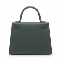 美品】HERMES ケリー 手袋 ソヤ グローブ シルバー金具 タグ箱