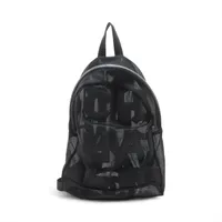 シャネル ロゴ メッシュ リュック ブラック シルバー金具 27番台