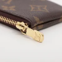 【美品】LOUIS VUITTON　クレ モノグラム M62650 　男女兼用 ヴィトン モノグラム ポシェットクレ M62650 ブラウン キー
