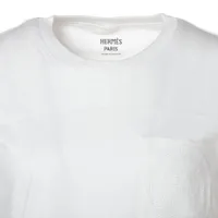 エルメス　Tシャツ　36 エルメスTシャツ 刺繍入りポケット 36レディース