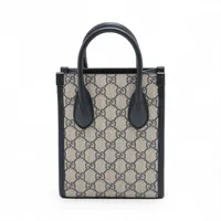 【GUCCI】GGスプリームハンドバッグ 送料関税込み グッチ トートバッグ ハンドバッグ GGスプリーム