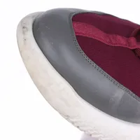 エルメス デュエル ニット スニーカー 43 メンズ パープル インソール