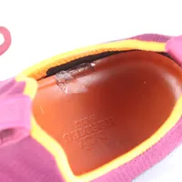 エルメス デュエル ニット スニーカー 43 メンズ パープル インソール