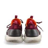 Hermes エルメス デュエル ニット パープル バーガンディ スニーカー エルメス デュエル ニット スニーカー 43 メンズ パープル インソール