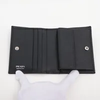 プラダ サフィアーノ 1MV204 レザー コンパクトウォレット