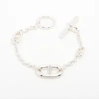 エルメス　ブレスレット HERMES エルメス ブレスレット グレナン H ノワール ブラック