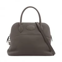 【箱袋付】 エルメス ボリード31 ブラック エプソン ショルダー 2way HERMES エルメス ボリード31 ヴォートロイカ ボックスカーフ