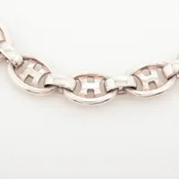 エルメス Hロゴ ブレスレット 925 35.7g シルバー ヴィンテージ