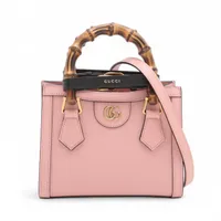 グッチ ダイオニュソス バンブー レザー 2wayバッグ グッチ GUCCI バンブー ダイアナ ミニトート ハンドバッグ 2WAY