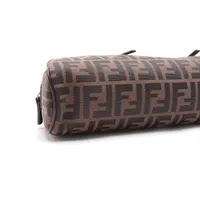 フェンディ ズッカ キャンバス ハンドバッグ FENDI - FENDI フェンディ ズッカ柄 ハンドバッグ キャンバス