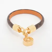 ルイヴィトン　レザーブレスレット LOUIS VUITTON - louis vuitton レザーブレスレットの通販 by