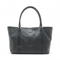 グッチ トートバッグ レザー ブラック GUCCI - グッチ GUCCI トート バッグ 141470 グッチシマ レザー