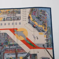 エルメス　カシシル　100 フェリーテイルズ　未使用 エルメス カレH100 FERRY TALES フェリー テイルズ スカーフ