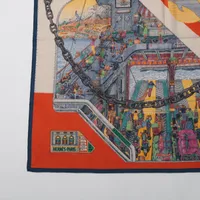 エルメス　カシシル　100 フェリーテイルズ　未使用 エルメス カレH100 FERRY TALES フェリー テイルズ スカーフ