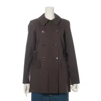 LOUIS VUITTON モノグラム トレンチコート ゴム引きコート 34 緑屋質屋】ルイヴィトン マッキントッシュ ゴム引き(防水加工