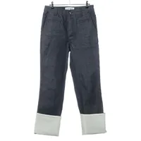 25SS 今季完売品 レア ロエベ デニム 入手困難☆】LOEWE ロエベ ドレープ ジーンズ デニム 25SS
