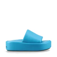 パテントレザアーロゴサンダル rig FOOTWEAR x Marmot Patent Leather kuruka(リグ フット