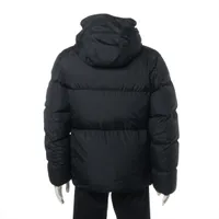 良品✨モンクレール MAURES ダウンジャケット フード着脱可 ブラック 1 MONCLER (モンクレール) フード取り外し フルジップ ダウン
