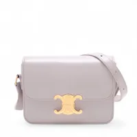 セリーヌ ティーン トリオンフ レザー ショルダーバッグ CELINE セリーヌ ティーン ブザス トリオンフ 110413BF4