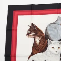 HERMES カレ 90 Les Chats スカーフ 額装 HERMES エルメス 