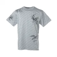DIOR ディオール Tシャツ グレー レディース アーシャム ロゴ おしゃれ Christian Dior（クリスチャン・ディオール）× DANIEL ARSHAM