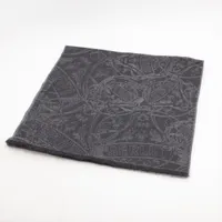 【未使用級】ベルルッティ マフラー カリグラフィー シルク100% グレー 未使用級】ベルルッティ マフラー カリグラフィー シルク100% グレー