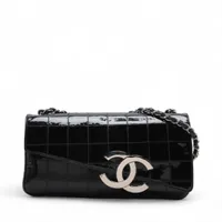 シャネル チョコバー コットンジャージ レザー ショルダーバッグ 楽天市場】シャネル CHANEL チョコバー ショルダー バッグ