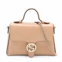 グッチ レザー インターロッキングG 2way バッグ 510302 GUCCI グッチ 510302 インターロッキングG 2WAY ハンドバッグ