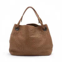 BOTTEGA VENETA ラージ カバ カーフレザー スエード トート BOTTEGA VENETA ラージ カバ カーフレザー スエード トート