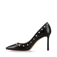 JIMMY CHOO CASH スタースタッズ レザースニーカー 紺 37 210.jpg