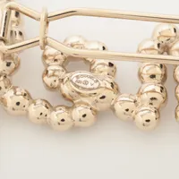 シャネル ラインストーン クリップ CHANEL シャネル ヘアクリップ ラインストーン ヘアアクセサリー