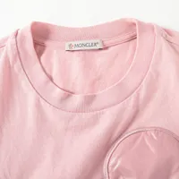 モンクレール 22年 コットン Tシャツ XS レディース ピンク