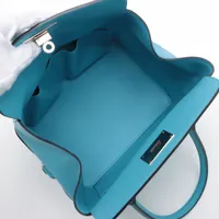 エルメス ツールボックス20 エバーカラー ブルーノール シルバー