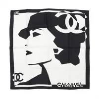 【匿名配送】CHANELシャネル マドモアゼル　大判スカーフ❤︎ 2025年最新】シャネル マドモアゼル スカーフの人気アイテム