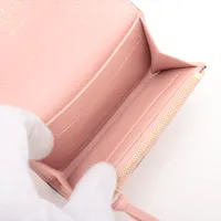 【希少】ルイヴィトン モノグラムアンプラントコインケース ローズプードル ヴィトン モノグラムアンプラント ポルトモネロザリ M81520
