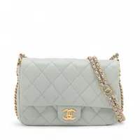 シャネル マトラッセ ラムスキン チェーンバッグ CHANEL】シャネル マトラッセ22 ショルダーバッグ ラムスキン