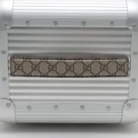 グッチ ビューティケース アルミニウムxPVC シルバー 740505 A3794932