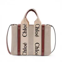 CHLOE ★ ロゴ レザー ハンドバッグ / ベージュ クロエ Chloe バッグ （ベージュ） -ファッション通販 FASHION
