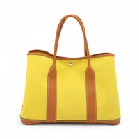 【手元に品格♪】HERMES ガーデンパーティー36 Toile x Negonda Hermès Garden Party 36 Toile / Negonda Trench / Gold | SACLÀB
