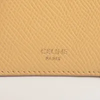 セリーヌ ロゴ レザー コインケース イエロー A3796385｜中古